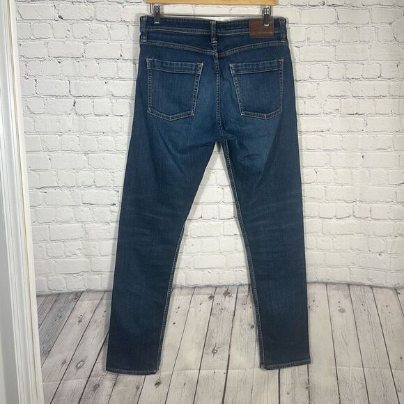 Revtown Taper  Jeans Men's W33 x L33 Stretch Blue Medium Wash Denim - Picture 8 of 13